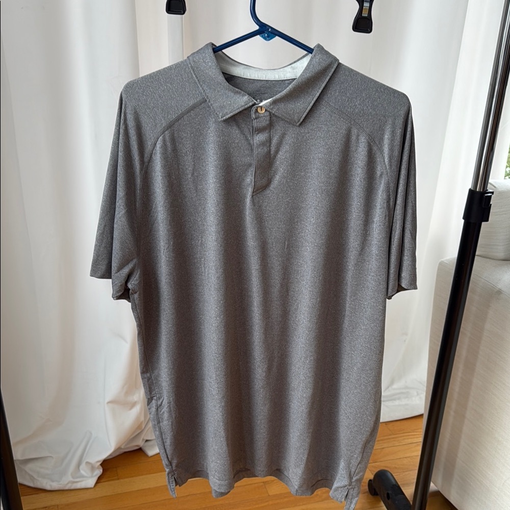 Peter Millar Gray Polo Shirt